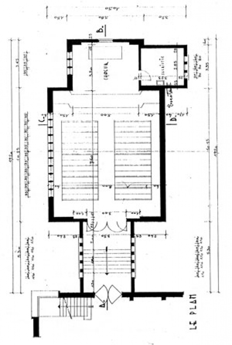 Plan de de la Chapelle